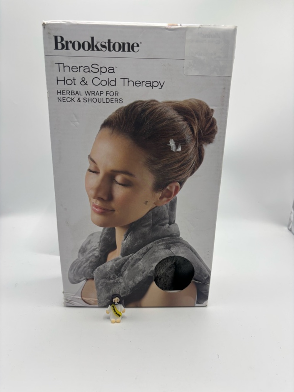 Brookstone Theraspa hot and cold therapy wrap.